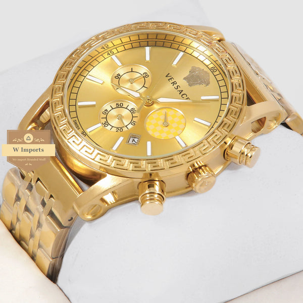 Latest Collection Chronograph All Yellow Gold With Dial