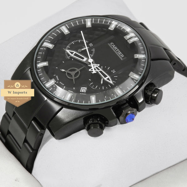 Latest Collection Chronograph All Black Stainless Steel