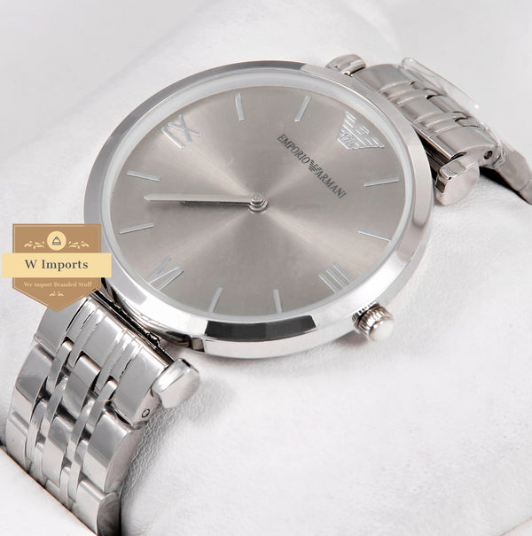 Latest Collection Classic Silver With Grey Dial