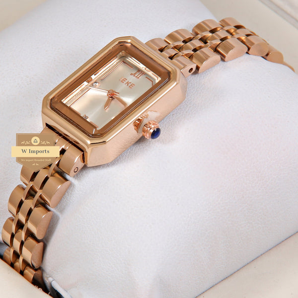 Latest Collection IEKI All Rose Gold With Dial Ladies Watch