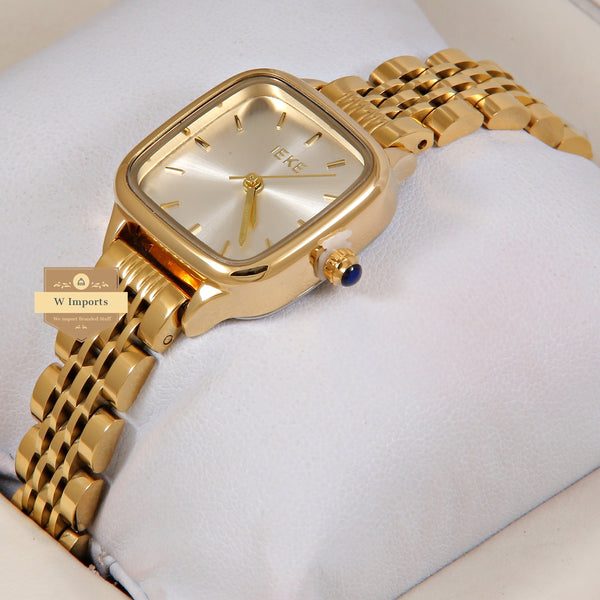 Latest Collection IEKI All Yellow Gold With Dial Ladies Watch